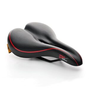 אוכף רחב עם חריץ 177 מ''מ RL - צבע שחור / אדום