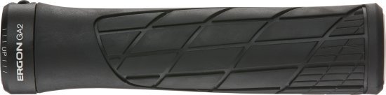 זוג גריפים ארגונומיים לאופניים Ergon GA2 OS - צבע שחור
