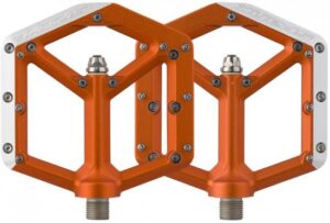 פדלים שטוחים SPANK SPIKE 100mm - צבע כתום