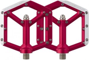 פדלים שטוחים SPANK SPIKE 100mm - צבע אדום