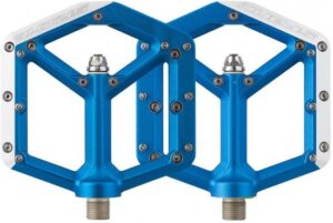 פדלים שטוחים SPANK SPIKE 100mm - צבע כחול