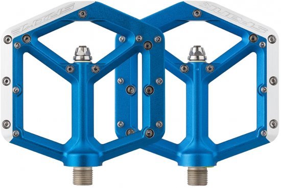 פדלים שטוחים SPANK SPIKE 100mm - צבע כחול