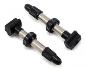 זוג ונטילים צרפתיים / פרסטה לטיובלס 36 מ''מ SUMART - צבע שחור