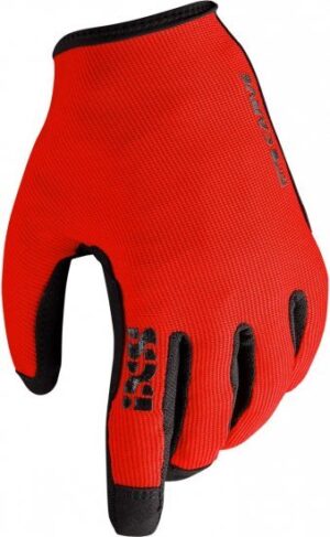 כפפות רכיבה מלאות IXS Carve - מידה S צבע אדום