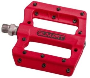 פדלים שטוחים SUMART PD-1221 - צבע שחור / אדום