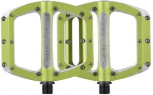 פדלים שטוחים SPANK SPOON 100mm - צבע ירוק