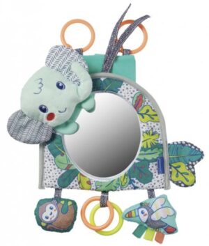 מראה לרכב בצורת פיל Infantino -צבעוני