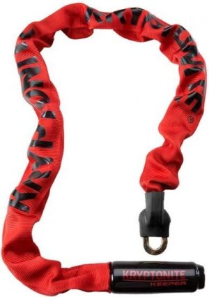 מנעול שרשרת Kryptonite Keeper 785 לאופניים עם 2 מפתחות - צבע אדום