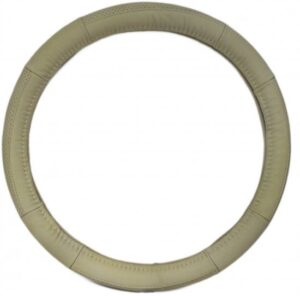 כיסוי הגה עור טיודור 38 ס''מ American Eagle - מידה M - צבע בז'