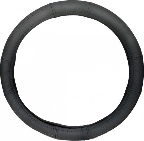 כיסוי הגה עור טיודור 42 ס''מ American Eagle - מידה XL - צבע שחור