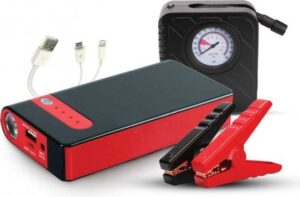 בוסטר התנעה לרכב + פנס + קומפרסור Bpower 13,600mAh
