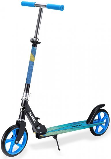 קורקינט מתקפל 200 מ''מ XL Graffiti מבית Skater - צבע כחול