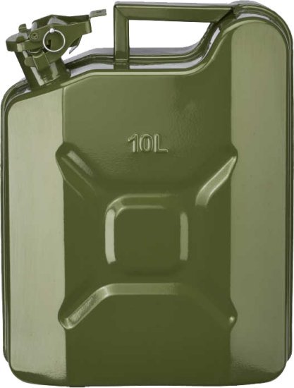ג’ריקן דלק צבאי מתכתי 10 ליטר Nato מבית I-CAMP
