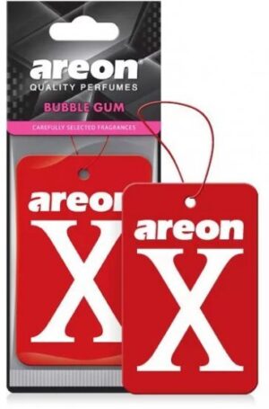 עץ ריח דגם areon X בניחוח Bubble Gum מבית areon - מכיל 10 יחידות