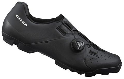 נעלי רכיבת הרים מידה רחבה Shimano XC3 MTB Wide - צבע שחור מידה 47