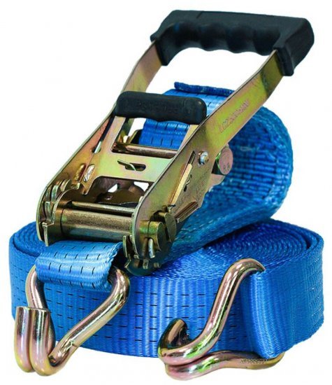 רצועת קשירה ראצ’ט בעובי 50 מ''מ ואורך 8 מטר עד 2000 ק''ג I-CAMP - צבע כחול