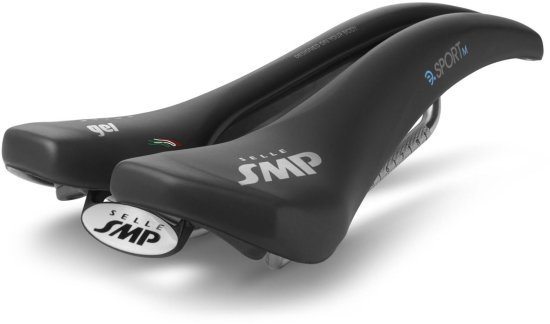 אוכף 140 מ''מ Selle SMP E-Sport Medium Gel - צבע שחור