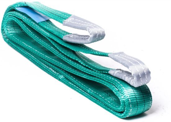 רצועת הרמה 2 טון 3 מטר 60 מ''מ רוחב קריעה 1:7 מבית Roher - צבע ירוק
