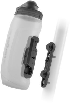 בקבוק Twist שקוף בנפח 590 מ''ל + מתקן לבקבוק Fidlock