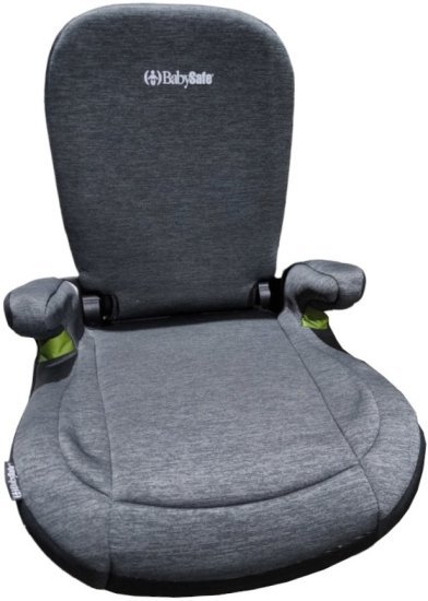 בוסטר הגבהה / גב עם תקן I-Size דגם LYB960 מבית BabySafe - צבע אפור כהה