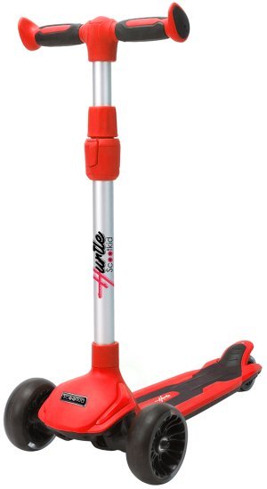 קורקינט ג'מבו 3 גלגלים לילדים Hurtle - אדום
