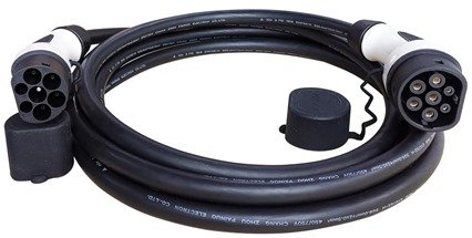 כבל הטענה לרכב חשמלי בעמדה ציבורית / ביתית Advice Portable 32A Type 2 - אורך 10 מטר