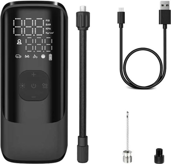 משאבת אוויר חשמלית נטענת Discovery DS 520 - צבע שחור