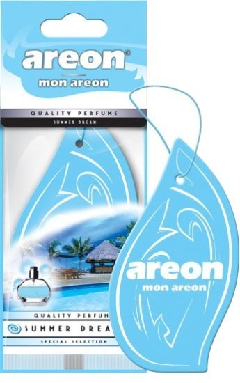 עץ ריח דגם Mon בניחוח Summer Dream מבית Areon - סך הכל 10 יחידות