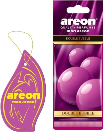 עץ ריח דגם Mon בניחוח Double Bubble מבית Areon - סך הכל 10 יחידות