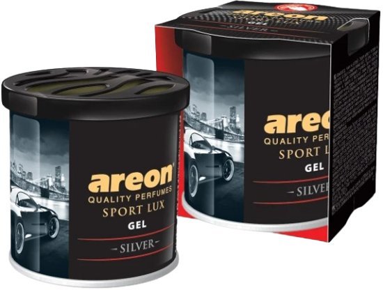 מפיץ ריח דגם Gel Sport Lux בניחוח Silver מבית Areon - יחידה אחת