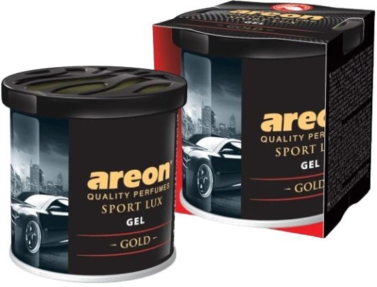 מפיץ ריח דגם Gel Sport Lux בניחוח Gold מבית Areon - יחידה אחת