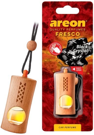 עץ ריח דגם Fresco בניחוח Black Crystal מבית Areon
