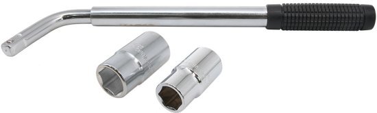 מפתח גלגלים טלסקופי 350-550 מ''מ + 2 בוקסות Kasco Pro