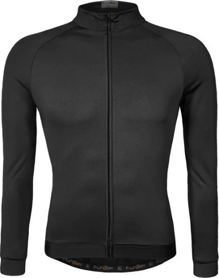 חולצת רכיבה חורפית לגברים Funkier Men Active J930-2-LW - מידה M צבע שחור