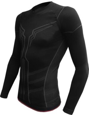 חולצת בסיס תרמית Funkier Seamless Tech JS6012L - מידה XXS-XS צבע שחור