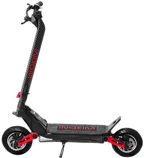 קורקינט חשמלי דגם OX Carbon מבית Inokim - צבע שחור / אדום דגם 2025