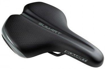 אוכף נוחות 198 מ''מ לאופני עיר MTB WIDE דגם SD-P6 מבית SUMART - צבע שחור