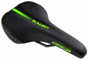 אוכף לאופניים ברוחב 160 מ''מ דגם SD-P3 מבית SUMART - צבע שחור