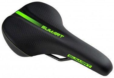 אוכף לאופניים ברוחב 160 מ''מ דגם SD-P3 מבית SUMART - צבע שחור