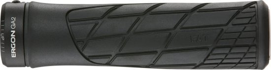 זוג גריפים ארגונומיים לאופניים Ergon GA2 Fat OS - צבע שחור