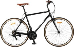 אופני עיר 21 הילוכים דגם Valerio מבית RL - צבע שחור - מידה 54