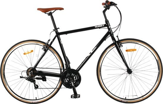 אופני עיר 21 הילוכים דגם Valerio מבית RL - צבע שחור - מידה 58