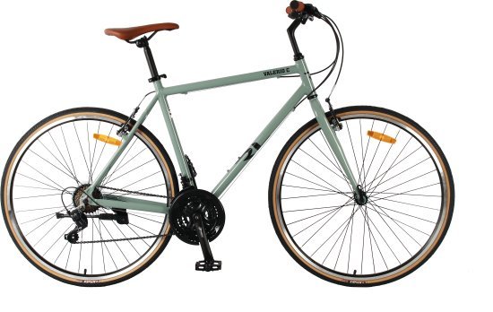 אופני עיר 21 הילוכים דגם Valerio מבית RL - צבע ירוק - מידה 58