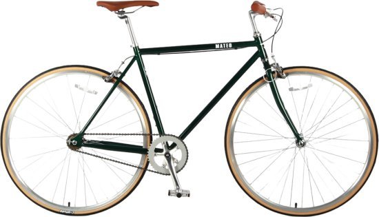 אופני עיר Single Speed דגם Mateo מבית RL - צבע ירוק - מידה 52