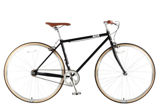 אופני עיר Single Speed דגם Mateo מבית RL - צבע שחור - מידה 52