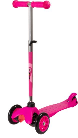 מיני קורקינט 3 גלגלים לילדים מבית Drift - צבע ורוד