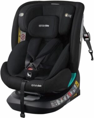 כסא בטיחות משולב בוסטר 360º בתקן i-Size דגם G409 מבית BabySafe - צבע שחור