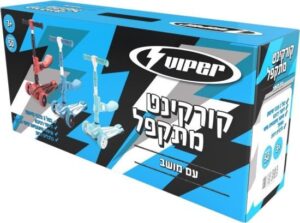 קורקינט מתקפל כולל מושב לילדים מבית Viper - אדום