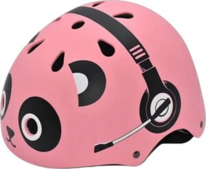 קסדה לילדים דגם Music מבית Grow - מידה S - צבע ורוד