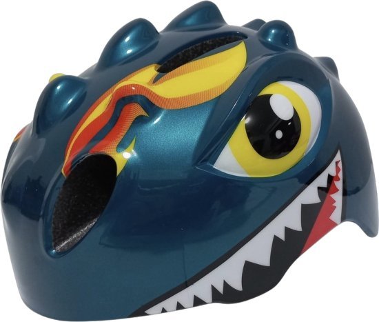 קסדה לילדים דגם Dinosaur מבית Grow - מידה S - צבע ירוק כהה